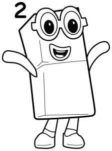 Numberblock Two is a cheerful number who loves pairs and dancing! πΆπ