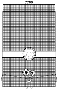 Numberblock 7700 Sporty Giant ⚽🌈🔢