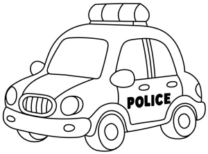 Police Car with Emergency Lights and Siren 🚔🚨🚓
