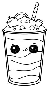 Rainbow Fruit Smoothie Cup 🍓🍋🥤🌈