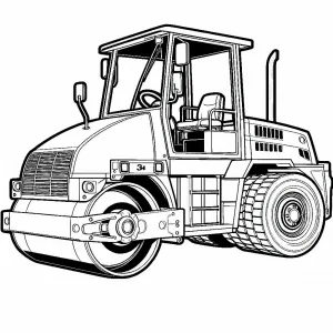 Road Roller Construction Vehicle 🚧🚜