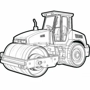 Road Roller Construction Vehicle 🚧🚜