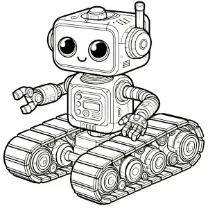 Robot on Track Wheels 🤖🔧