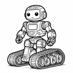 Robot on Track Wheels 🤖🔧