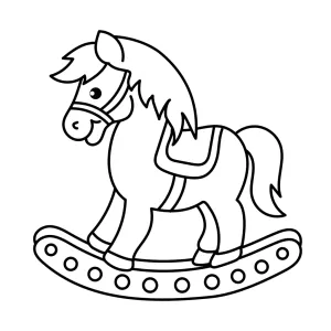Cute Rocking Horse 🐴🎠✨