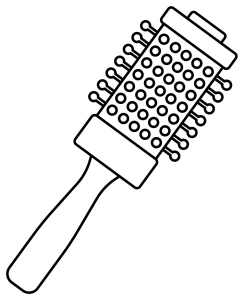 Round Hairbrush for Styling Hair 💇‍♀️✨🌟