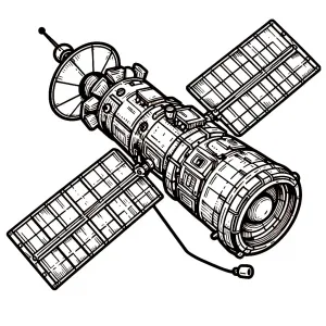 Satellite in Space 🛰️