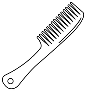 Simple Comb for Hair Styling and Grooming 💇‍♀️🌟✨