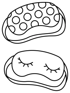 Sleepy Masks with Polka Dots and Eyelashes 😴💤💖