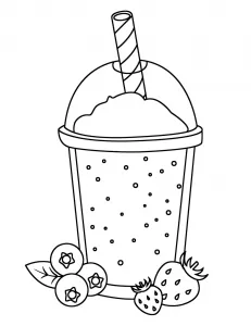 Blueberry Strawberry Smoothie 🍓🥤