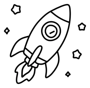 Rocket Launching to the Stars 🚀✨🌌