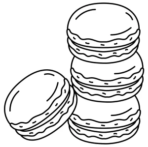 Stacked Macarons Dessert Sweets 👨‍🍳🍓🍫