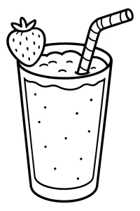 Strawberry Smoothie with Fresh Fruit 🍓🥤🍹