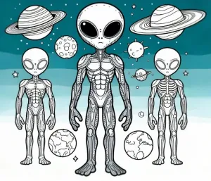 Aliens with Planets 👽🌌