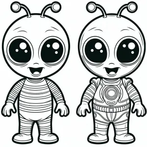 Two Happy Aliens 👽👽😃