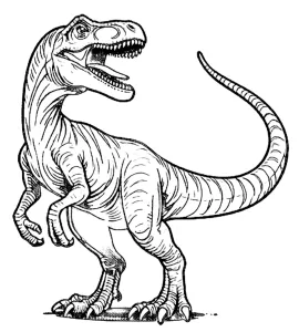 Velociraptor Turning Head to Look Behind  🦖👀🌿