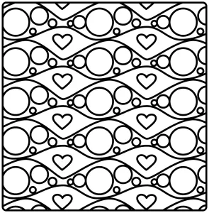 Waves Bubbles Hearts Comfy Patterns 🌊❤️✨💭