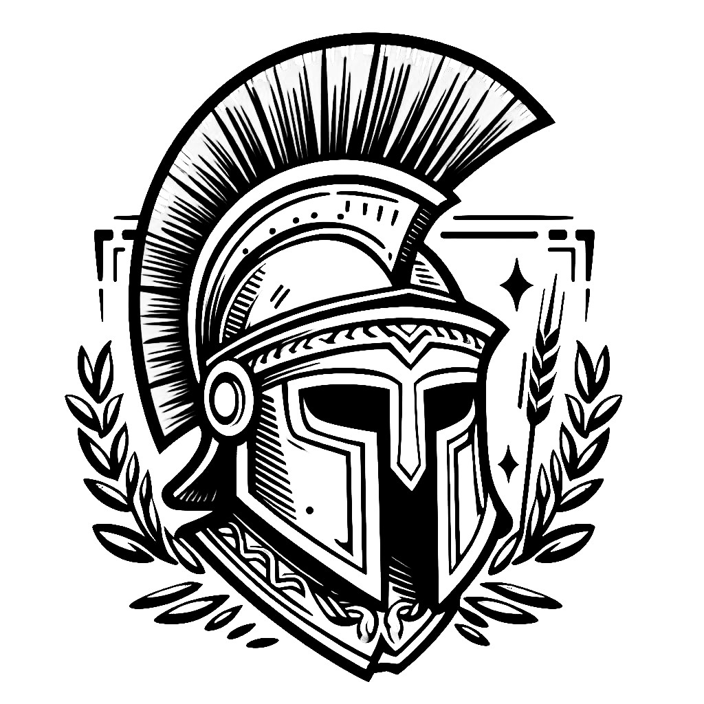 Ancient Roman Centurion Helmet ⚔️👑 Coloring Page