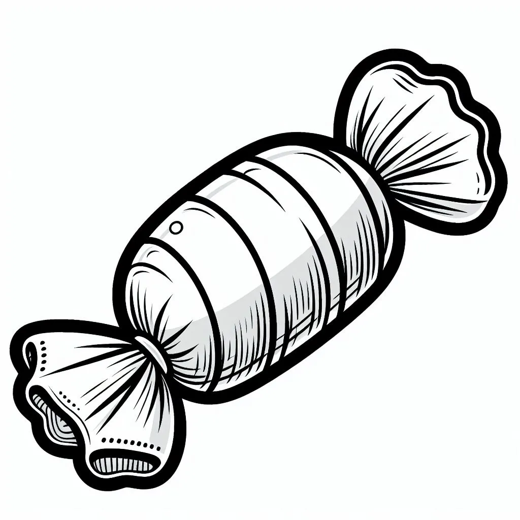 Candy 🍬 Coloring Page