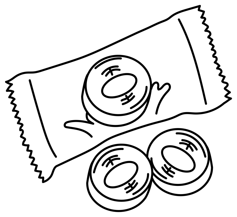 Chocolate Cookies with Cream Filling 🍪🍫❤️ Coloring Page
