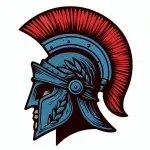 Ancient Roman Centurion Helmet ⚔️ Colored Example