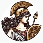 Athena Greek Goddess Bust 🎨🏛️ Colored Example