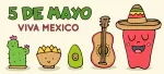 Celebrating Cinco de Mayo with Mexican Symbols 🎉🇲🇽🌵 Colored Example