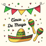 Celebrating Cinco de Mayo with Traditional Music and Hats 🎉🎶🇲🇽 Colored Example