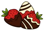  Chocolate Dipped Strawberries Sweet Fruit Dessert for Kids Fun 🍓🍫🎉 Colored Example