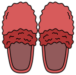 Cozy Slippers for Warm Feet 🧦👣🏠 Colored Example