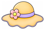 Cute Summer Sun Hat with Flower 🌸☀️👒 Colored Example