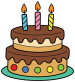 Delicious Two-Tier Birthday Cake 🎂🎉🍰 Colored Example