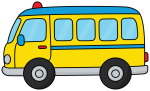 Cute Small Minibus Transporter 🚐🚌✨ Colored Example