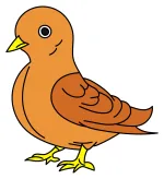 Gentle Dove with a Peaceful Presence 🕊️🌿💙 Colored Example