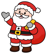 Jolly Santa Claus with His Bag of Gifts 🎅🎄🎁 Colored Example