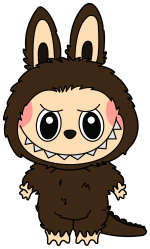 Zimomo Monster, the gentle leader of the Monsters tribe 🐻✨🌟 Colored Example