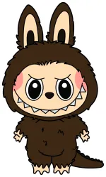 Zimomo Monster, the gentle leader of the Monsters tribe 🐻✨🌟 Colored Example