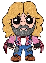 Minecraft Movie Garrett Garrison in Fringed Jacket 🎮🎥 Colored Example