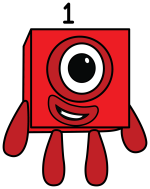 Numberblock 1: The Cute Counting Character 🔢💛😊 Colored Example