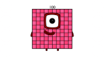 Numberblock 100: The Huge Square Numberblock Made of 100 Blocks 🔢🧩🎯 Colored Example