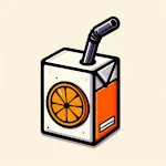 Fresh Orange Juice 🥤🍊 Colored Example