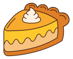 Slice of Pie with Whipped Cream 🥧🍰🧁 Colored Example