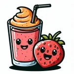 Smoothie with Strawberry 🍓🥤 Colored Example