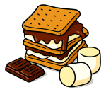 Classic S’mores Sweet Treat 🍫🍪 Colored Example