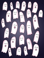 Spooks Ghosties Boo Buddies 👻🎃💀 Colored Example