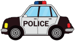 A Police Car Ready to Patrol the Streets 🚔🚨👮 Colored Example