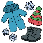 Winter Clothing Bundle ❄️🧣🧤 Colored Example