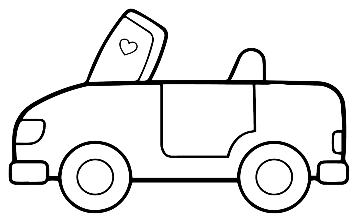 A Friendly Smiling Truck with a Heart on the Road 🚛💖😊 Coloring Page