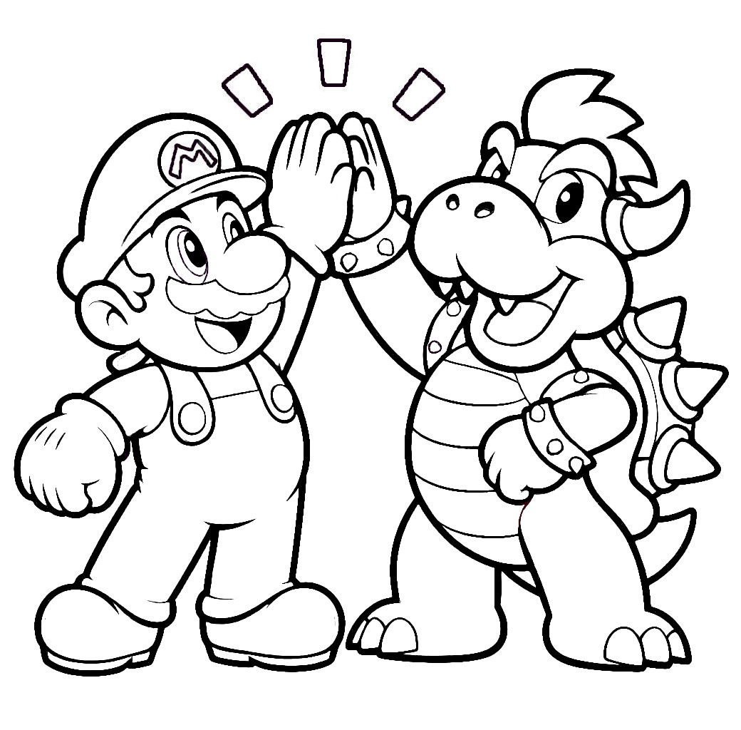 Super Mario Free Coloring Pages Unleash Your Inner Artist With The Super Mario Free Coloring Pages Unleash Your Inner Artist With The