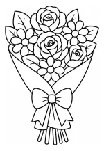 Adorable Bouquet of Flowers with a Pretty Pink Rose and White Daisies 🌸🌺🌼